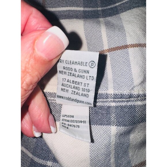 Rodd & Gunn Arnold Valley Soft Flannel Sports Fit Plaid Shirt XL Italian Fabric - Picture 7 of 8